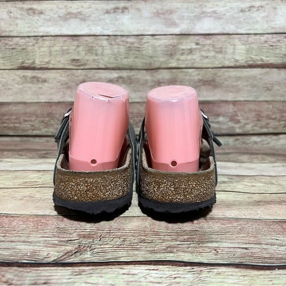 Birkenstock Brown Leather Mayari Sandals - Picture 2 of 9